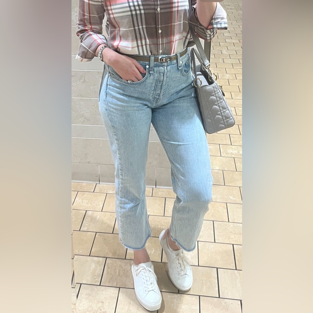 Rag & Bone Maya high-rise ankle straight jeans